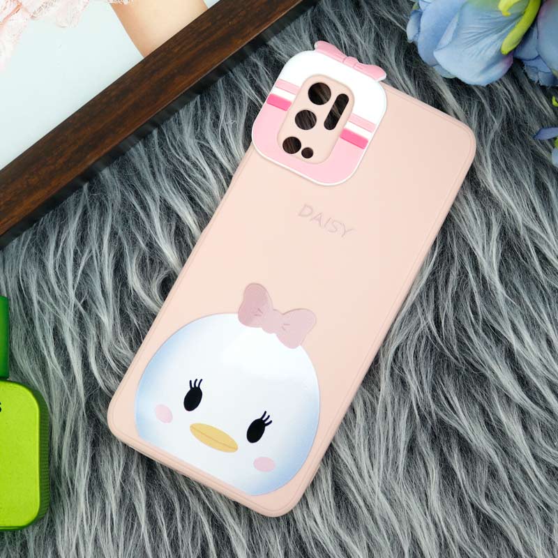 قاب سیلیکونی عروسکی محافظ لنزدار طرح Daisy شیائومی Xiaomi Poco M3 Pro
