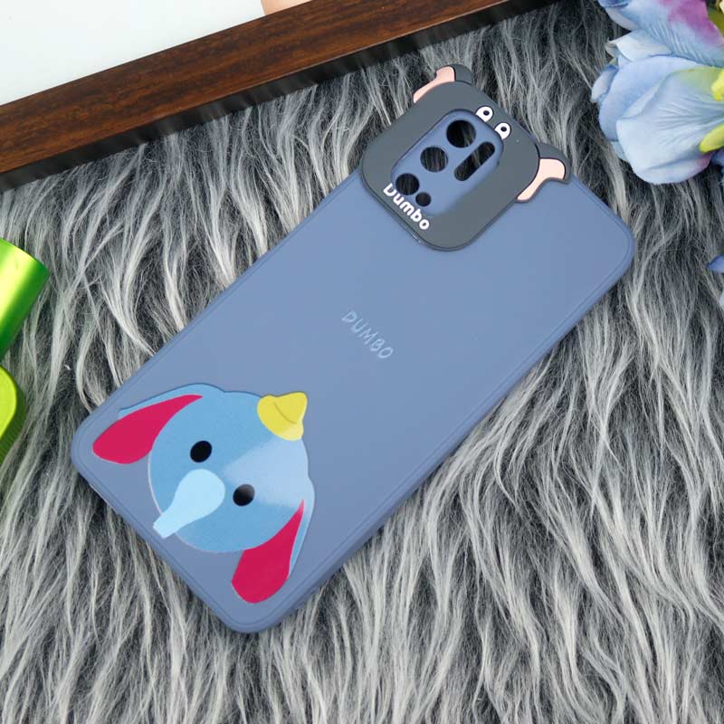 قاب سیلیکونی عروسکی محافظ لنزدار طرح Dumbo شیائومی Xiaomi Poco M3 Pro