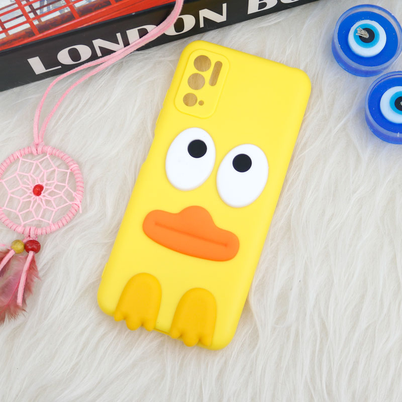 قاب سیلیکونی اردک محافظ لنزدار Xiaomi Poco M3 Pro