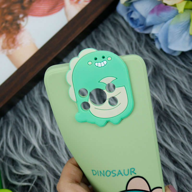 قاب سیلیکونی عروسکی محافظ لنزدار طرح Dinosaur شیائومی Xiaomi Poco X3