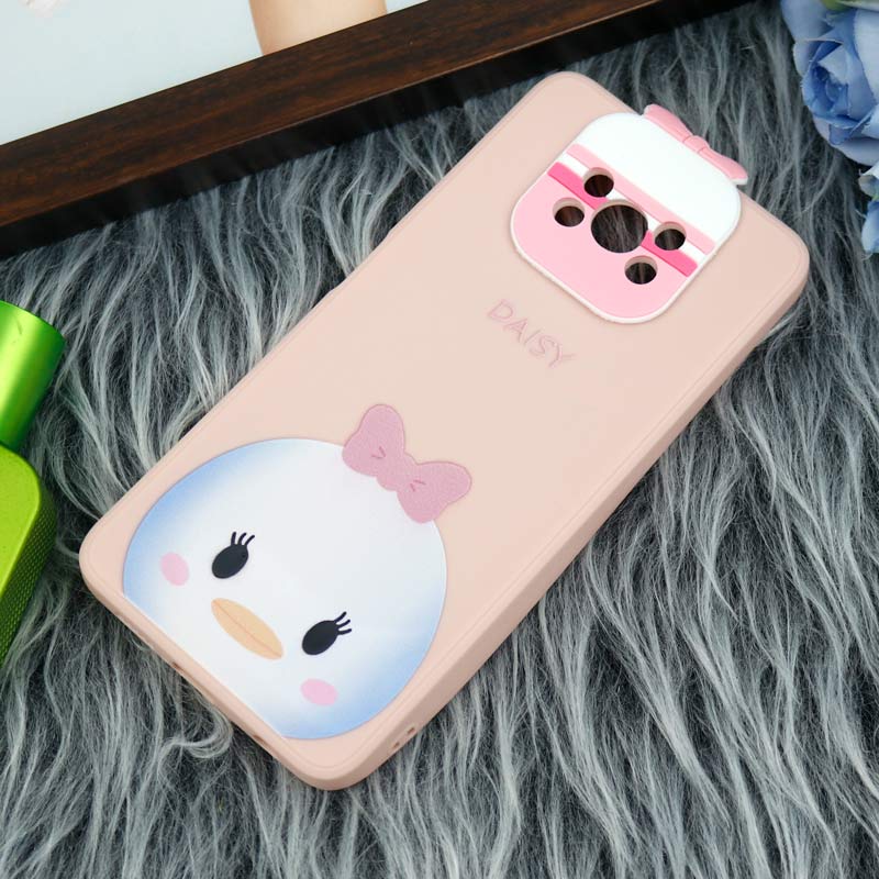 قاب سیلیکونی عروسکی محافظ لنزدار طرح Daisy شیائومی Xiaomi Poco X3