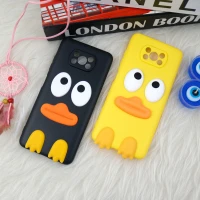 قاب سیلیکونی اردک محافظ لنزدار Xiaomi Poco X3