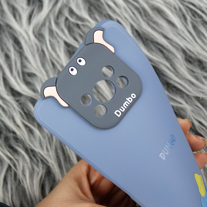 قاب سیلیکونی عروسکی محافظ لنزدار طرح Dumbo شیائومی Xiaomi Poco X3