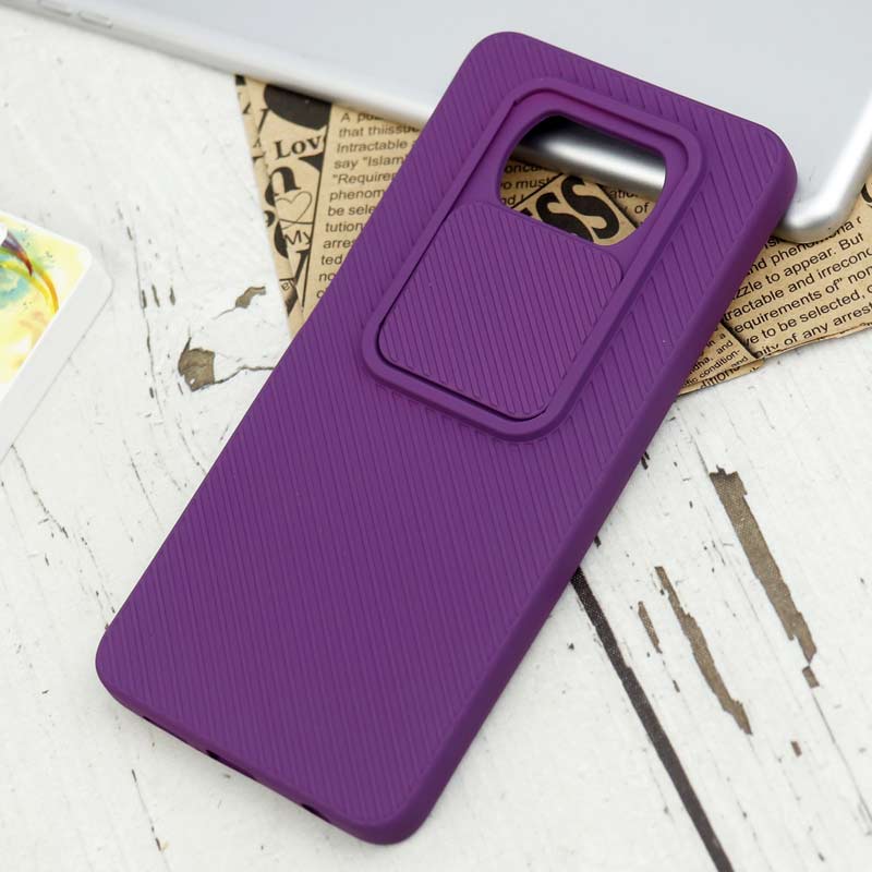 قاب سیلیکونی کبریتی محافظ لنزدار کشویی Xiaomi Poco X3