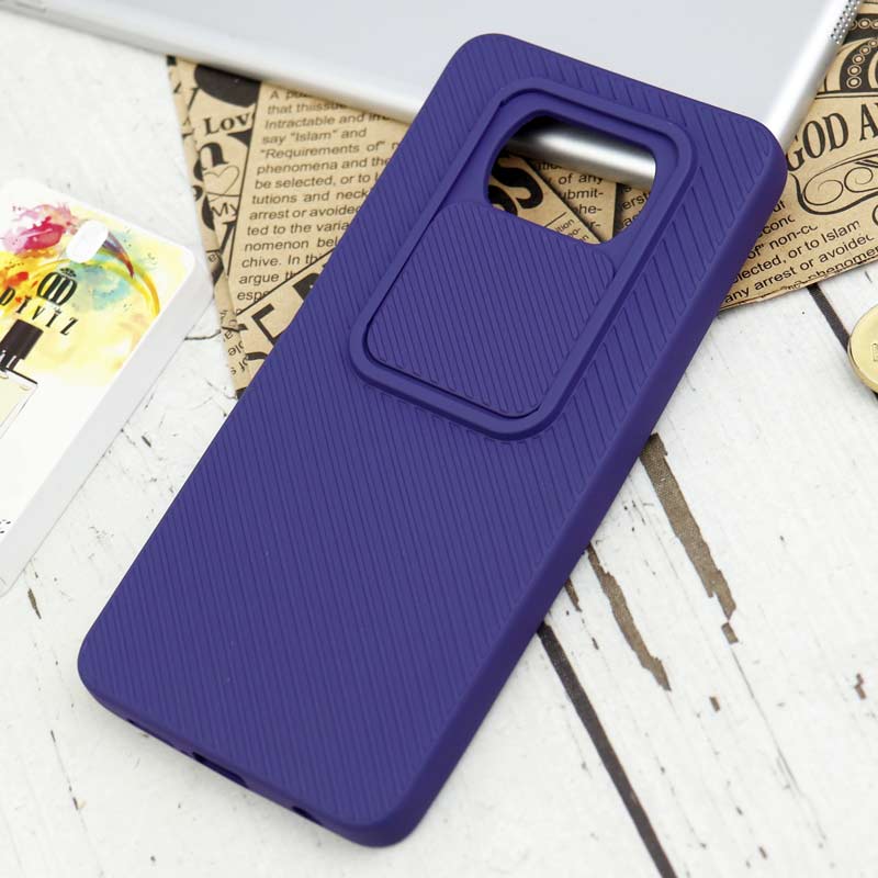 قاب سیلیکونی کبریتی محافظ لنزدار کشویی Xiaomi Poco X3