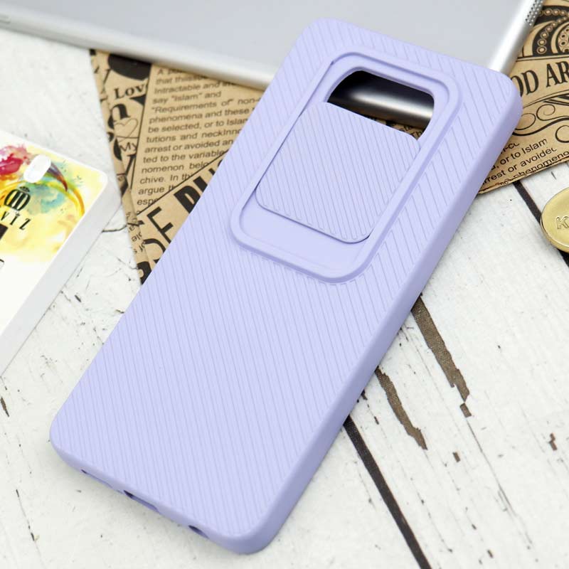 قاب سیلیکونی کبریتی محافظ لنزدار کشویی Xiaomi Poco X3