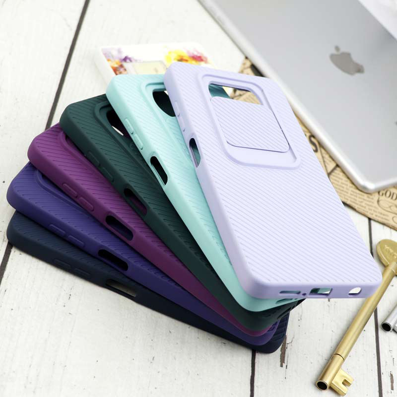قاب سیلیکونی کبریتی محافظ لنزدار کشویی Xiaomi Poco X3