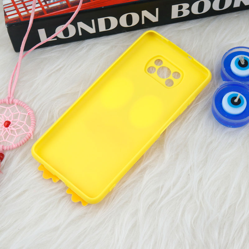 قاب سیلیکونی اردک محافظ لنزدار Xiaomi Poco X3