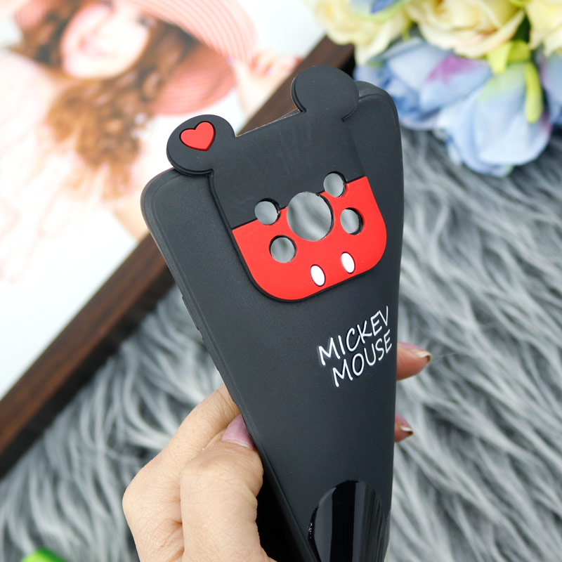 قاب سیلیکونی عروسکی محافظ لنزدار طرح Mickey Mouse شیائومی Xiaomi Poco X3