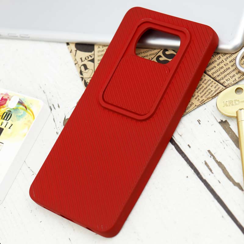 قاب سیلیکونی کبریتی محافظ لنزدار کشویی Xiaomi Poco X3