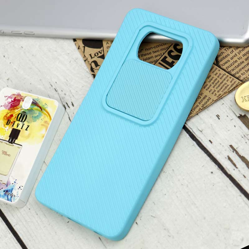 قاب سیلیکونی کبریتی محافظ لنزدار کشویی Xiaomi Poco X3