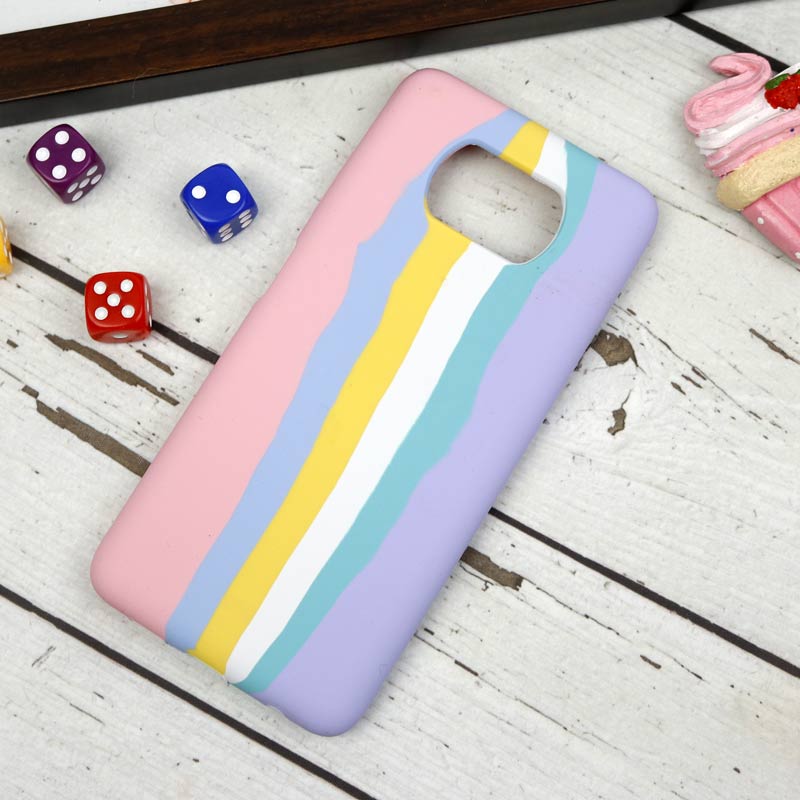 قاب سیلیکونی اورجینال رنگین کمانی Xiaomi Poco X3