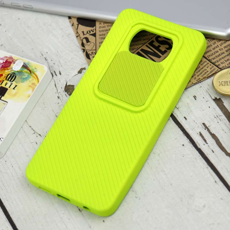 قاب سیلیکونی کبریتی محافظ لنزدار کشویی Xiaomi Poco X3