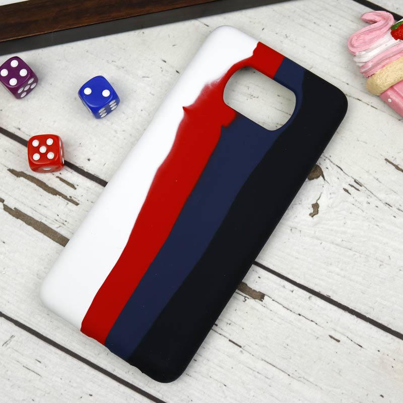 قاب سیلیکونی اورجینال رنگین کمانی Xiaomi Poco X3