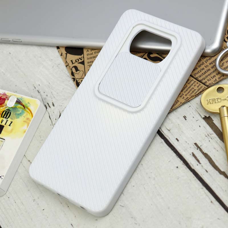 قاب سیلیکونی کبریتی محافظ لنزدار کشویی Xiaomi Poco X3