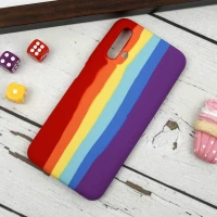 قاب سیلیکونی اورجینال رنگین کمانی Redmi 9T