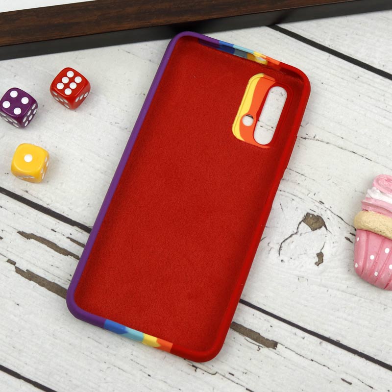 قاب سیلیکونی اورجینال رنگین کمانی Redmi 9T