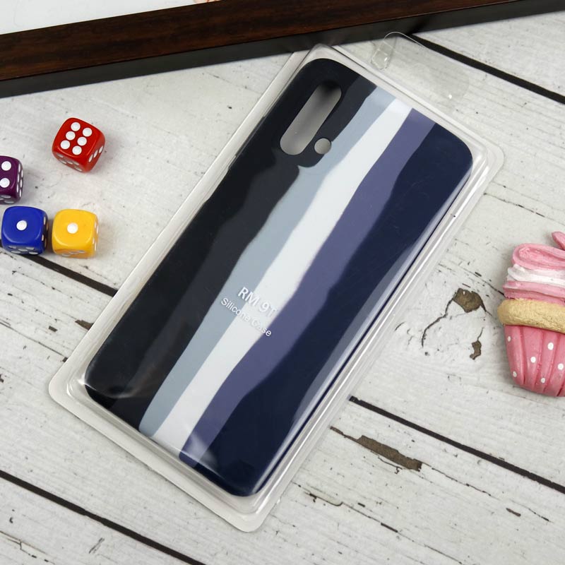 قاب سیلیکونی اورجینال رنگین کمانی Redmi 9T