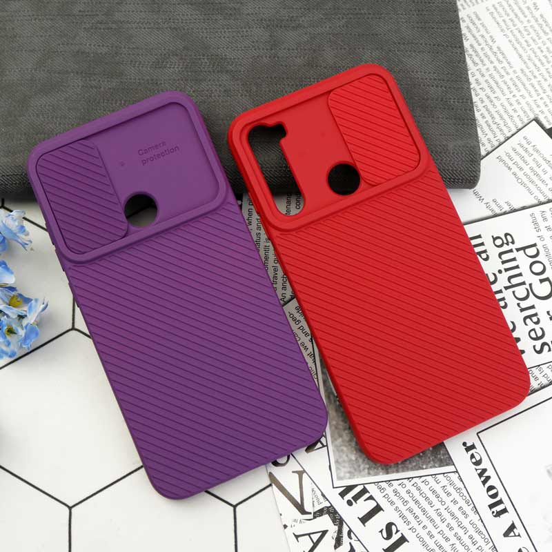 قاب سیلیکونی کبریتی شیائومی Redmi Note 8 محافظ لنزدار کشویی