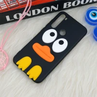 قاب سیلیکونی اردک مشکی Xiaomi Redmi Note 8