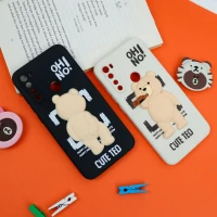قاب سیلیکونی خرس TED محافظ لنزدار Xiaomi Redmi Note 8