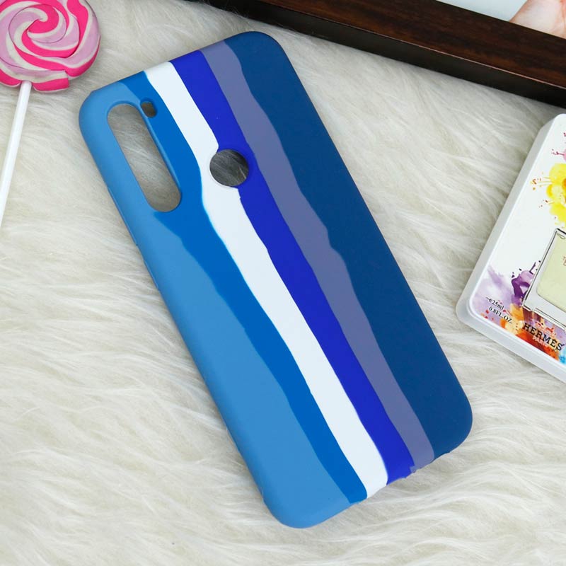 قاب سیلیکونی اورجینال رنگین کمانی Redmi Note 8