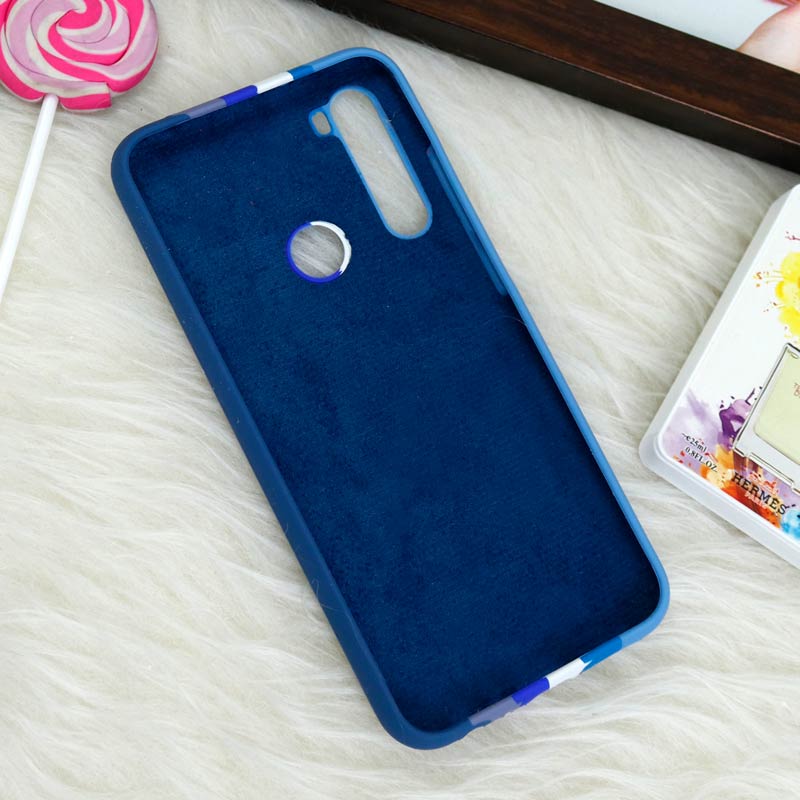 قاب سیلیکونی اورجینال رنگین کمانی Redmi Note 8