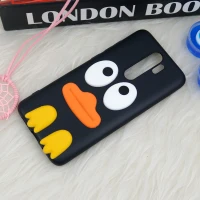 قاب سیلیکونی اردک مشکی Xiaomi Redmi Note 8 Pro