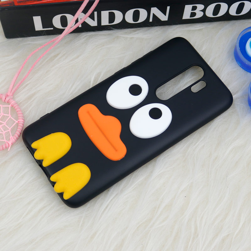 قاب سیلیکونی اردک مشکی Xiaomi Redmi Note 8 Pro
