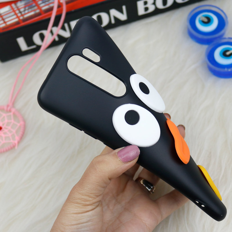 قاب سیلیکونی اردک مشکی Xiaomi Redmi Note 8 Pro