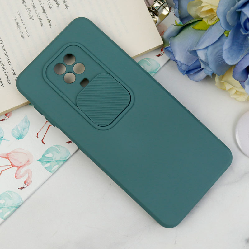 قاب سیلیکونی محافظ لنزدار کشویی شیائومی Redmi Note 9s / Note 9 Pro