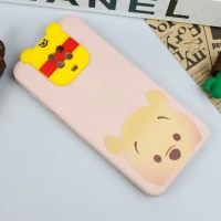 قاب سیلیکونی عروسکی محافظ لنزدار طرح Pooh شیائومی Xiaomi Redmi Note 9s / Note 9 Pro