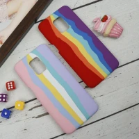 قاب سیلیکونی اورجینال رنگین کمانی Redmi Note 9s / Note 9 Pro