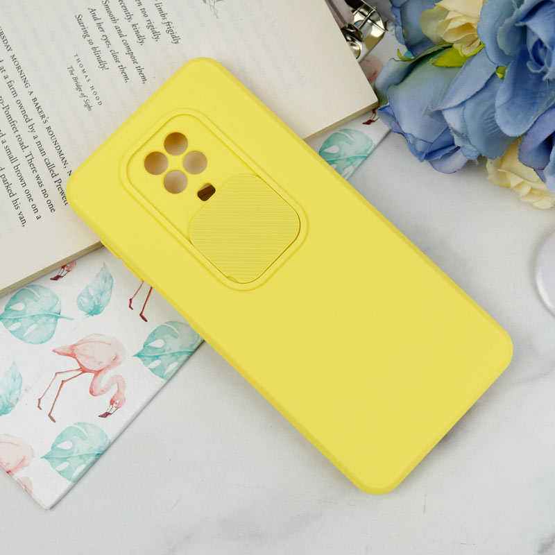 قاب سیلیکونی محافظ لنزدار کشویی شیائومی Redmi Note 9s / Note 9 Pro