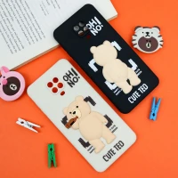 قاب سیلیکونی خرس TED محافظ لنزدار Xiaomi Redmi Note 9s / Note 9 Pro