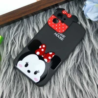 قاب سیلیکونی عروسکی محافظ لنزدار طرح Minnie Mouse آیفون iPhone 11