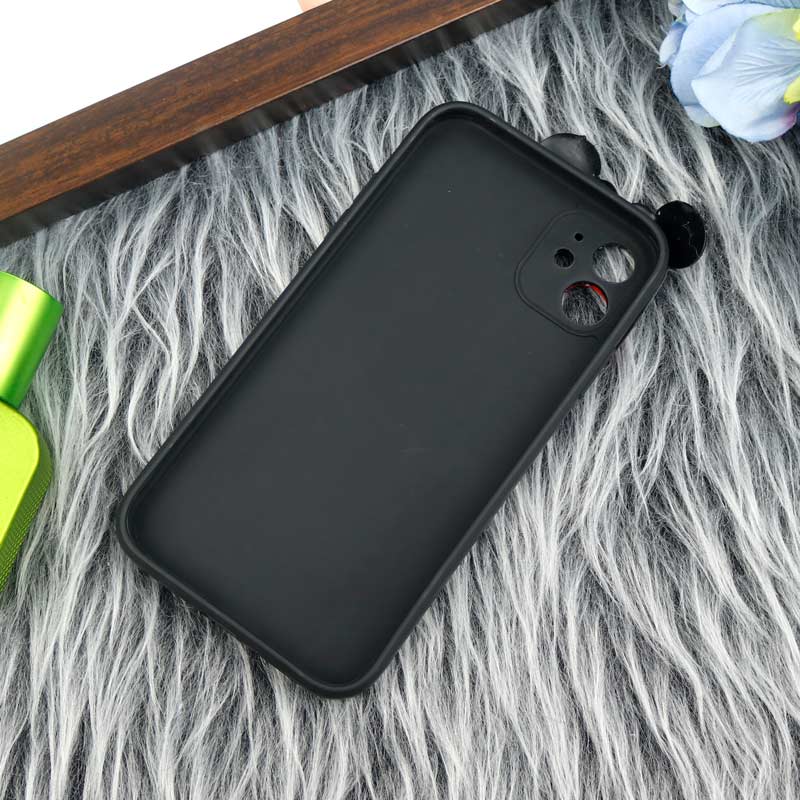 قاب سیلیکونی عروسکی محافظ لنزدار طرح Minnie Mouse آیفون iPhone 11