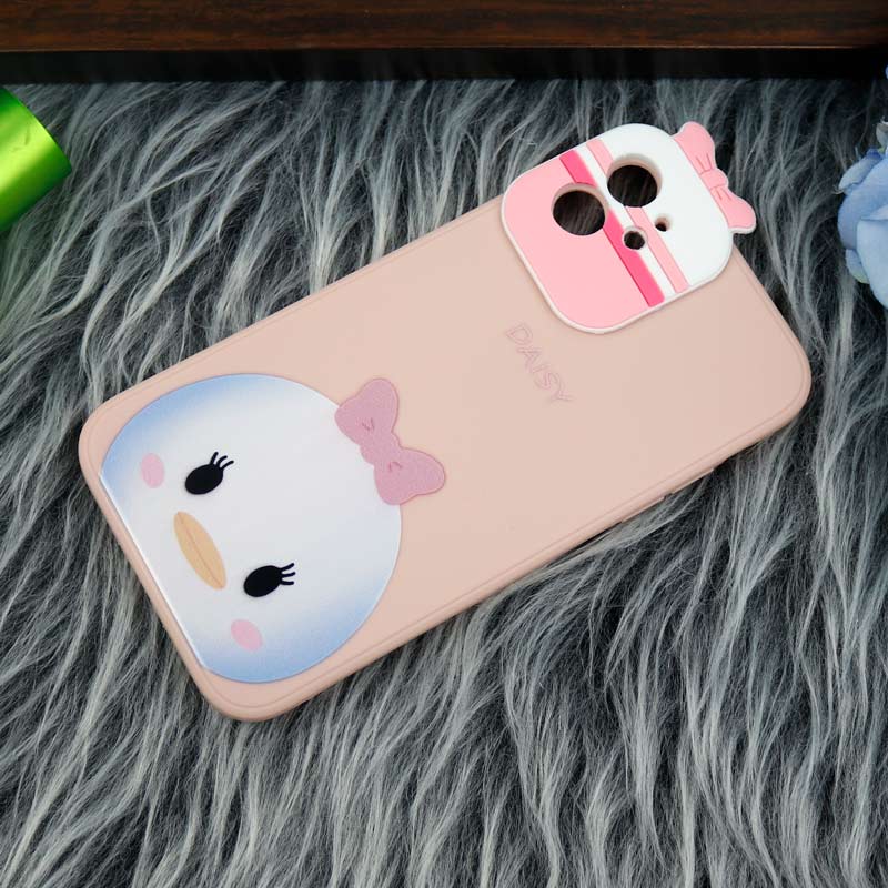 قاب سیلیکونی عروسکی محافظ لنزدار طرح Daisy آیفون iPhone 11