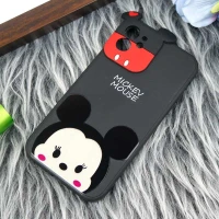 قاب سیلیکونی عروسکی محافظ لنزدار طرح Mickey Mouse آیفون iPhone 11
