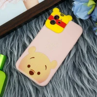 قاب سیلیکونی عروسکی محافظ لنزدار طرح Pooh آیفون iPhone 11