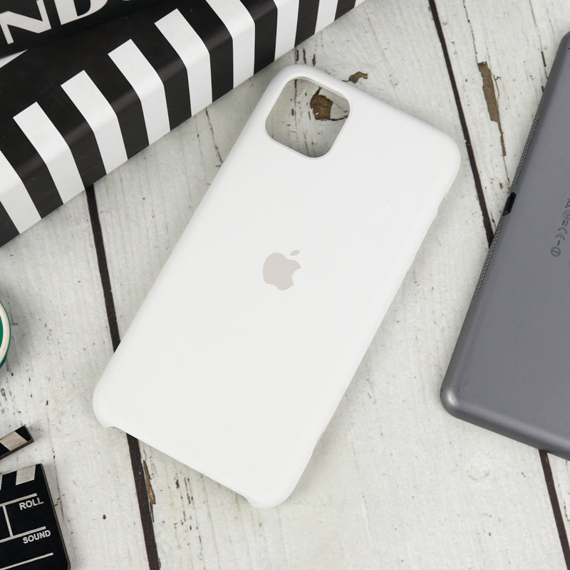 قاب سیلیکونی اصلی iPhone 11 Pro Max سفید
