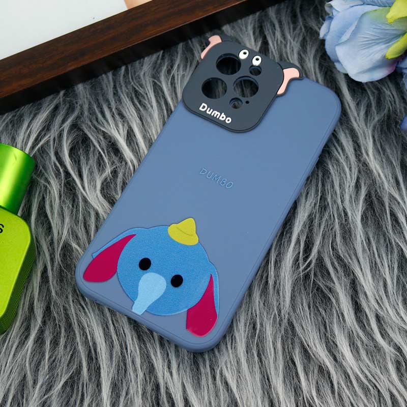 قاب سیلیکونی عروسکی محافظ لنزدار طرح Dumbo آیفون iPhone 12 Pro