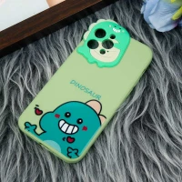 قاب سیلیکونی عروسکی محافظ لنزدار طرح Dinosaur آیفون iPhone 12 Pro