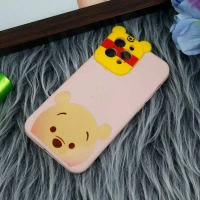قاب سیلیکونی عروسکی محافظ لنزدار طرح Pooh آیفون iPhone 12 Pro