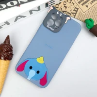 قاب سیلیکونی عروسکی محافظ لنزدار طرح Dumbo آیفون iPhone 12 Pro Max