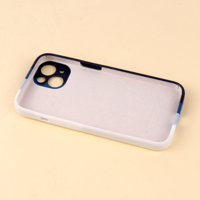 قاب سیلیکونی اورجینال رنگین کمانی محافظ لنزدار iPhone 13
