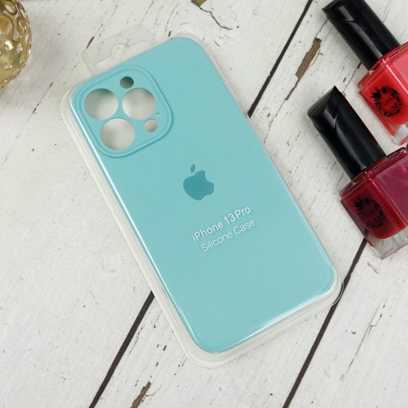 قاب سیلیکونی اصلی زیربسته آیفون iPhone 13 Pro محافظ لنزدار