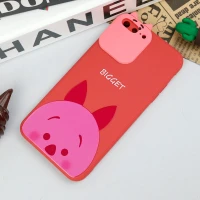 قاب سیلیکونی عروسکی محافظ لنزدار طرح Bigget آیفون iPhone 7 Plus / 8 Plus