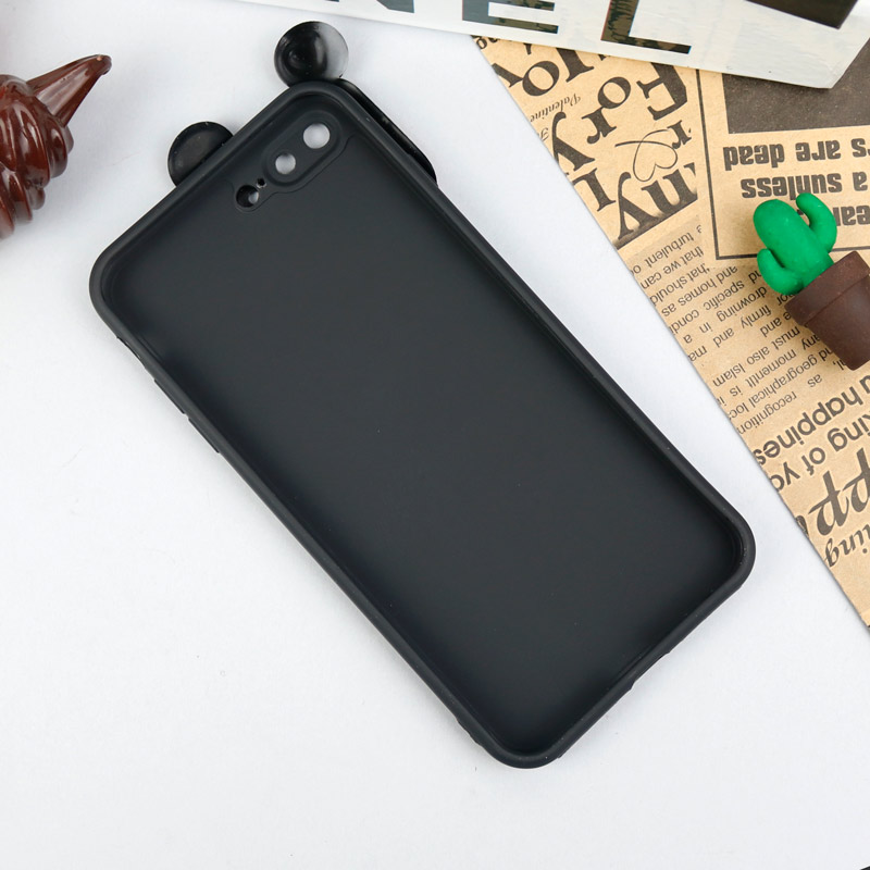 قاب سیلیکونی عروسکی محافظ لنزدار طرح Mickey Mouse آیفون iPhone 7 Plus / 8 Plus