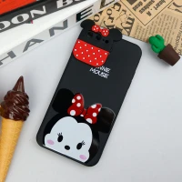 قاب سیلیکونی عروسکی محافظ لنزدار طرح Minnie Mouse آیفون iPhone 7 Plus / 8 Plus